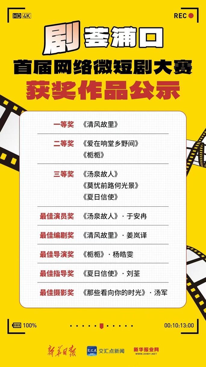 短剧国际奖项：哪些作品获奖？